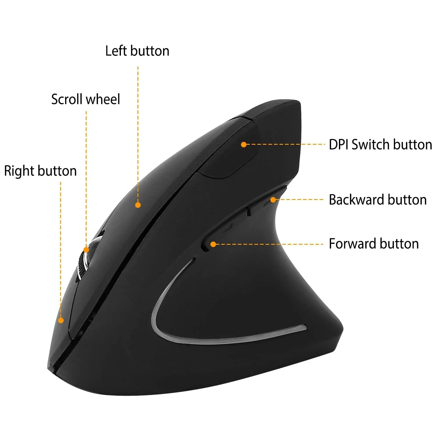 2.4G Wireless Vertical Mouse Ergonomic Optical Mice