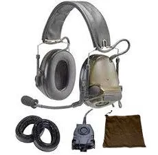 3M PELTOR COMTAC III 88062-00000 GREEN TWO-WAY RADIO HEADSET - BATTERY POWERED - 078371-88062