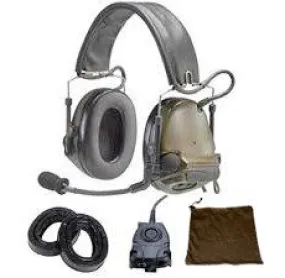 3M PELTOR COMTAC III 88062-00000 GREEN TWO-WAY RADIO HEADSET - BATTERY POWERED - 078371-88062