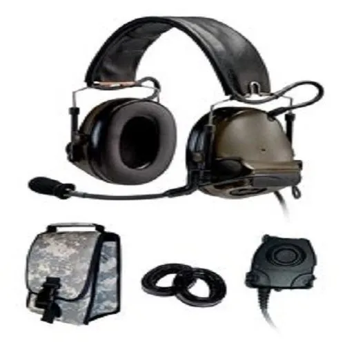 3M Peltor COMTAC III ACH KIT - SINGLE COMM - HEADBAND - O.D. GREEN- RADIOS: AN/PRC-148,AN/PRC-152, AN/PRC-117, AN/PRC-119