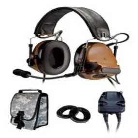 3M(TM) Peltor(TM) COMTAC(TM) III KIT - DUAL COMM - HEADBAND - COYOTE BROWN- RADIOS: AN/PRC-148, AN/PRC-152, AN/PRC-117, AN/PRC-119