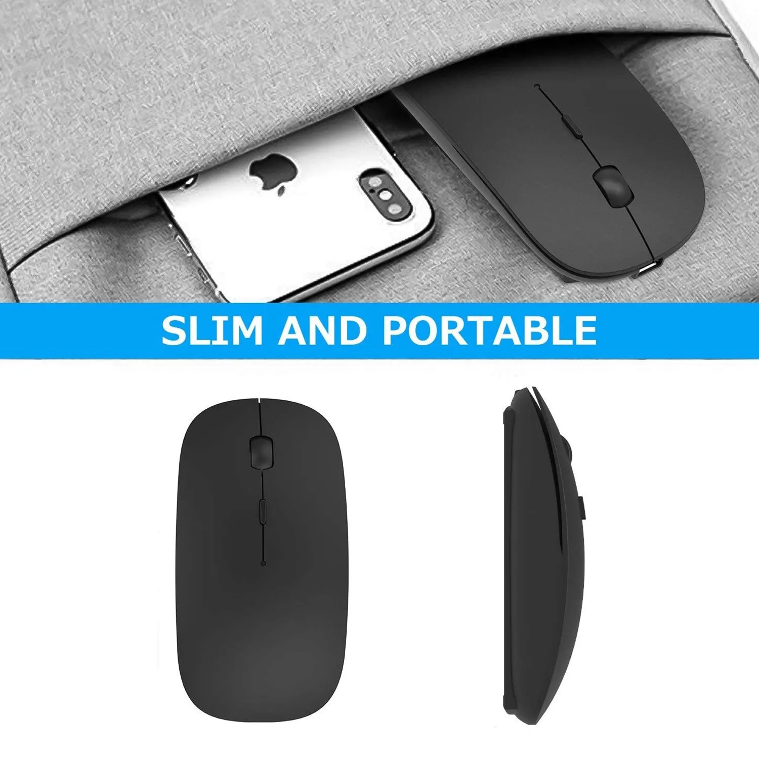 6077 Wireless Mouse for Laptop / PC / Mac / iPad pro / Computer