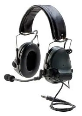 70071613726| MT17H682P3AD-49 SV |3M(TM) Peltor(TM) SwatTac ACH ARC Communication Headset MT17H682P3AD-49 SV, Dual Comm, 20" Straight Single Downlead, Black, 1 ea/cs