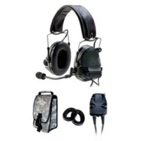 88064-00000 3M Peltor Dual Comm ComTac III w/Split Audio and Single Downlead ACH/MICH Helmet