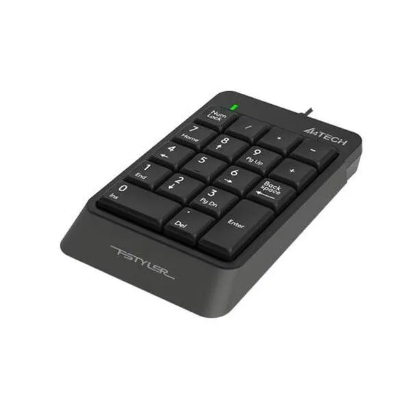 A4Tech FK13M FStyler Sleek Numeric Keypad (Black)   70cm Retractable Cable