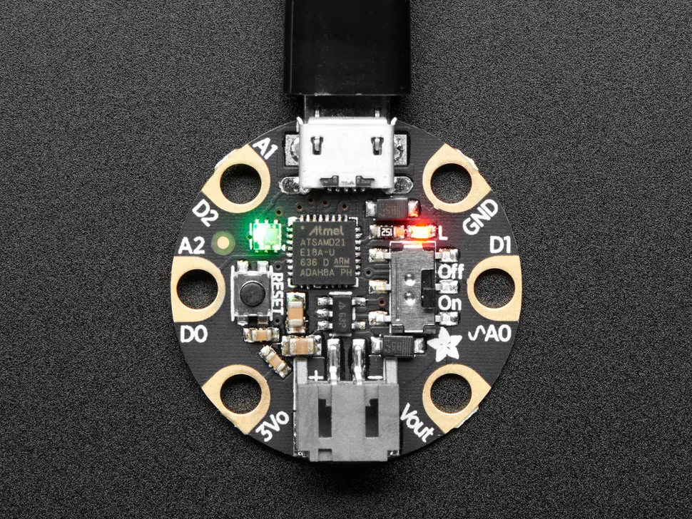 Adafruit GEMMA M0 - Miniature wearable electronic platform