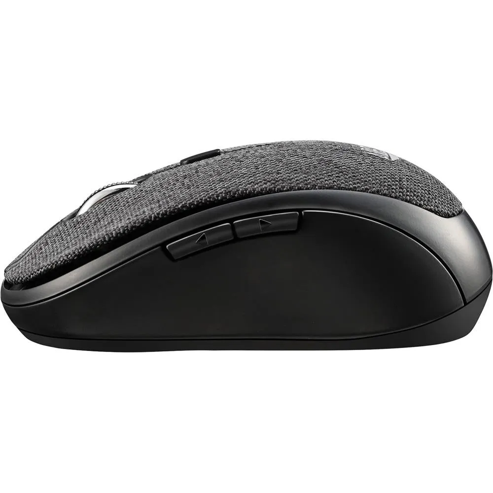 Adesso iMouse S80B Wireless Fabric Optical Mini Mouse (Black)