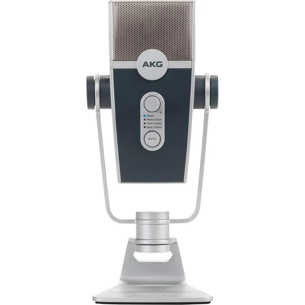 AKG Lyra USB Microphone Ultra-HD Quality   Microphone Wind Screen and Warranty