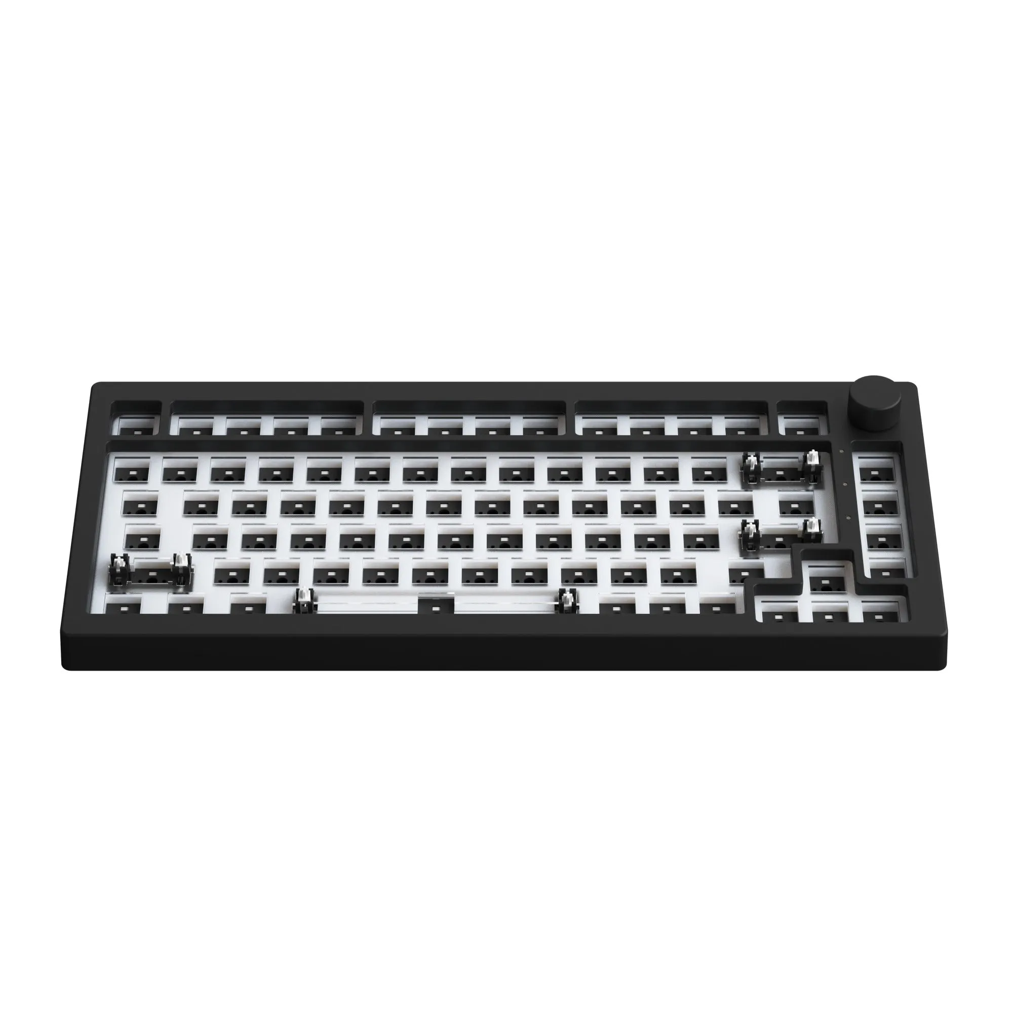 Akko 5075S Barebone Custom Mechanical Keyboard Hot-Swappable DIY Kit Gasket Mount (Dark Night)