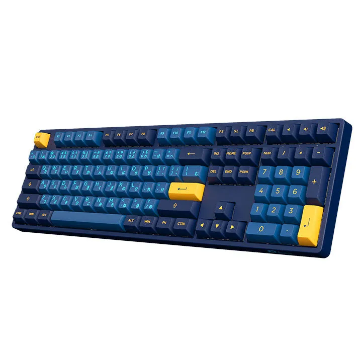 Akko 5108 Macaw Hiragana Version RGB Full Size Hot-Swappable Mechanical Keyboard (Akko CS Lavender Purple)