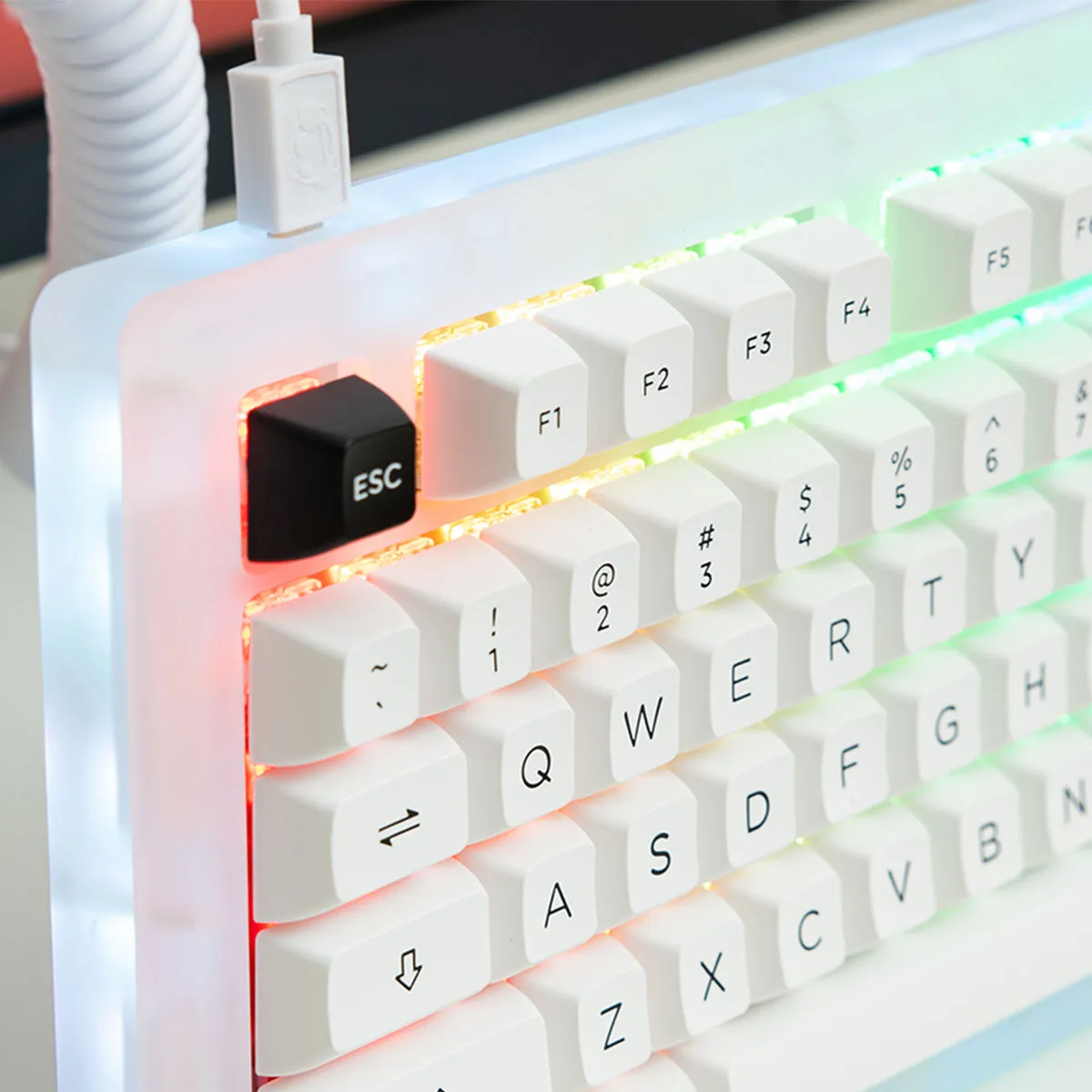 AKKO ACR Pro 75 RGB Hot-Swappable Mechanical Keyboard (Akko Crystal)