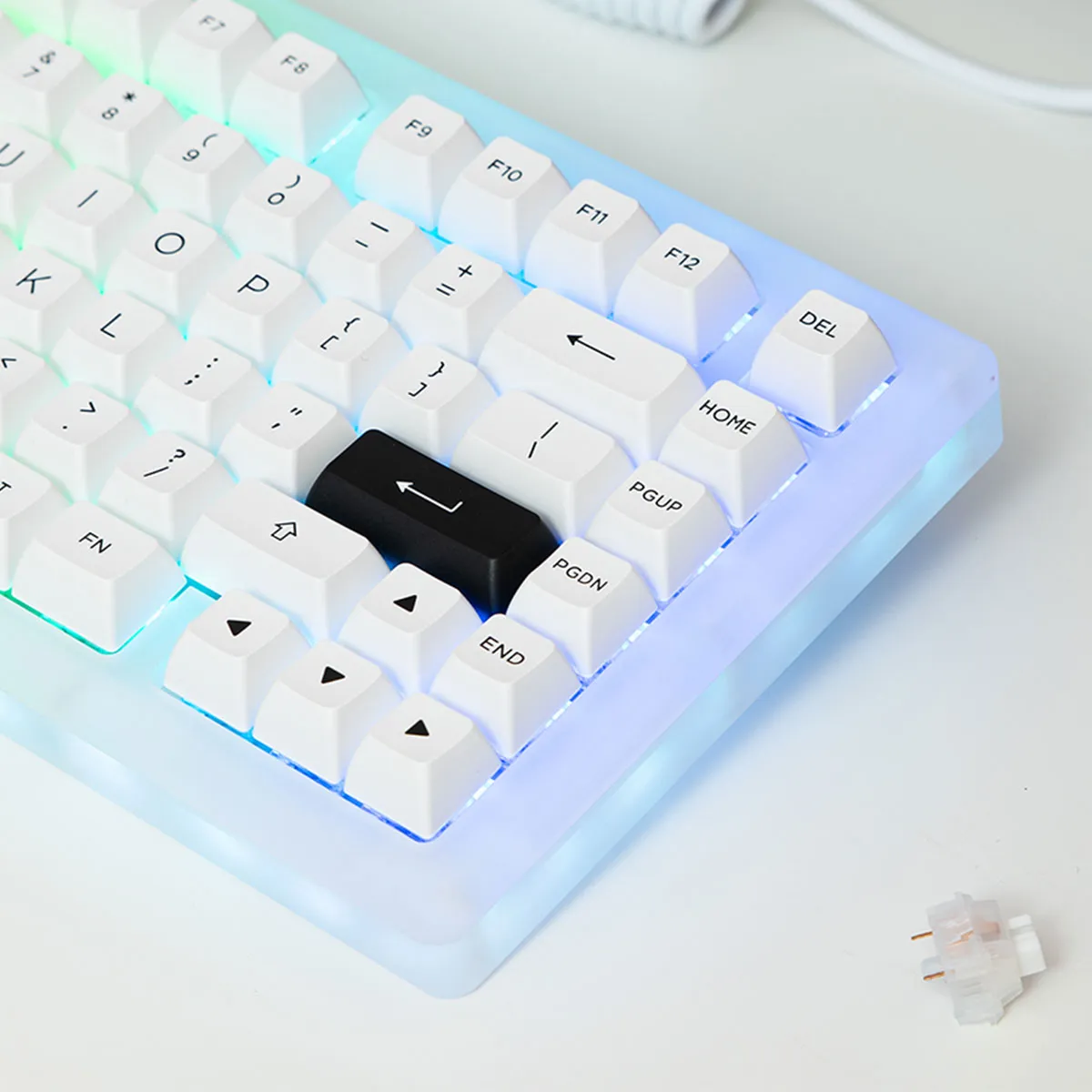 AKKO ACR Pro 75 RGB Hot-Swappable Mechanical Keyboard (Akko Crystal)