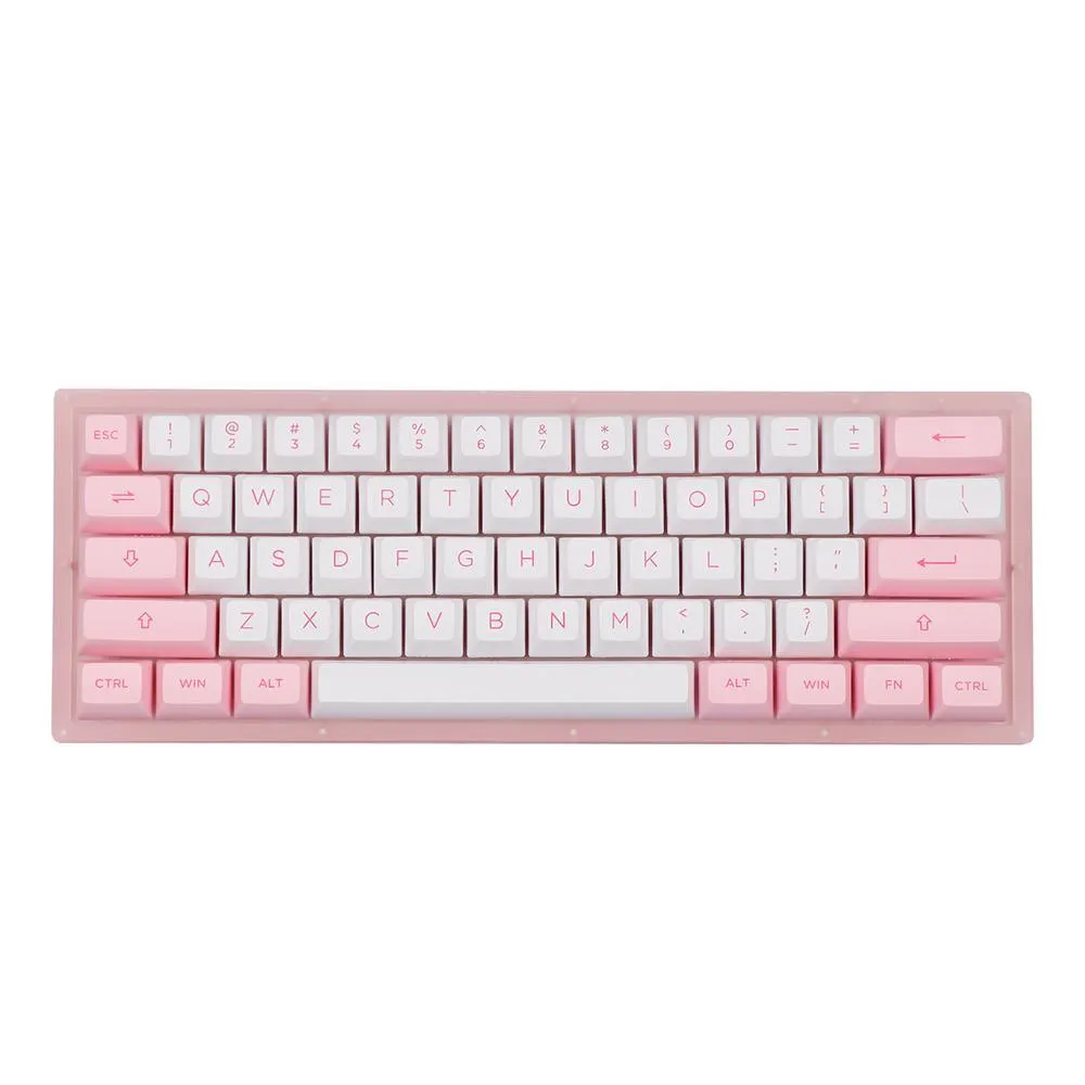 AKKO ACR61 COMBO RGB HOT-SWAPPABLE ACRYLIC MECHANICAL KEYBOARD PRUNUS LANNESIANA (JELLY PINK SWITCH)