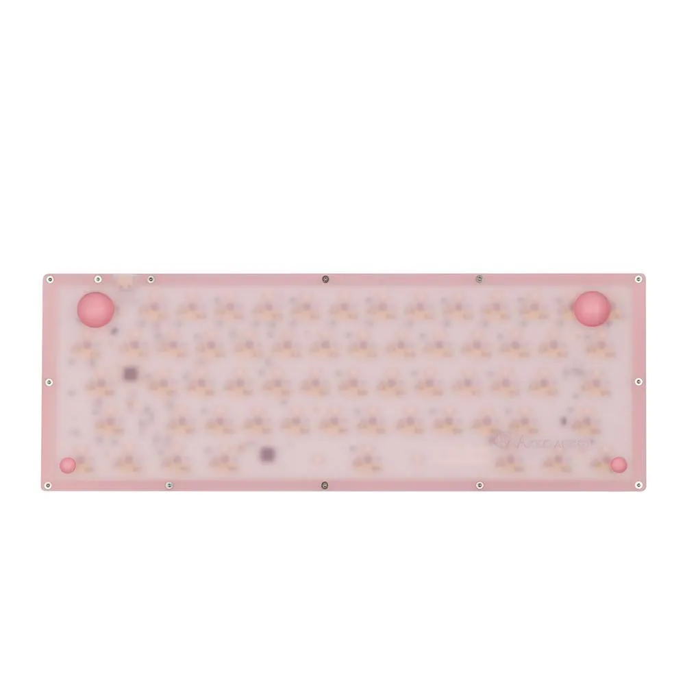 AKKO ACR61 COMBO RGB HOT-SWAPPABLE ACRYLIC MECHANICAL KEYBOARD PRUNUS LANNESIANA (JELLY PINK SWITCH)