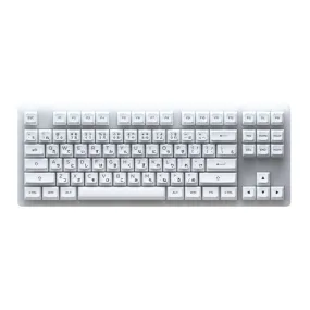 AKKO ACR87 COMBO RGB HOT-SWAPPABLE ACRYLIC MECHANICAL KEYBOARD BLACK ON WHITE (JELLY WHITE SWITCH)