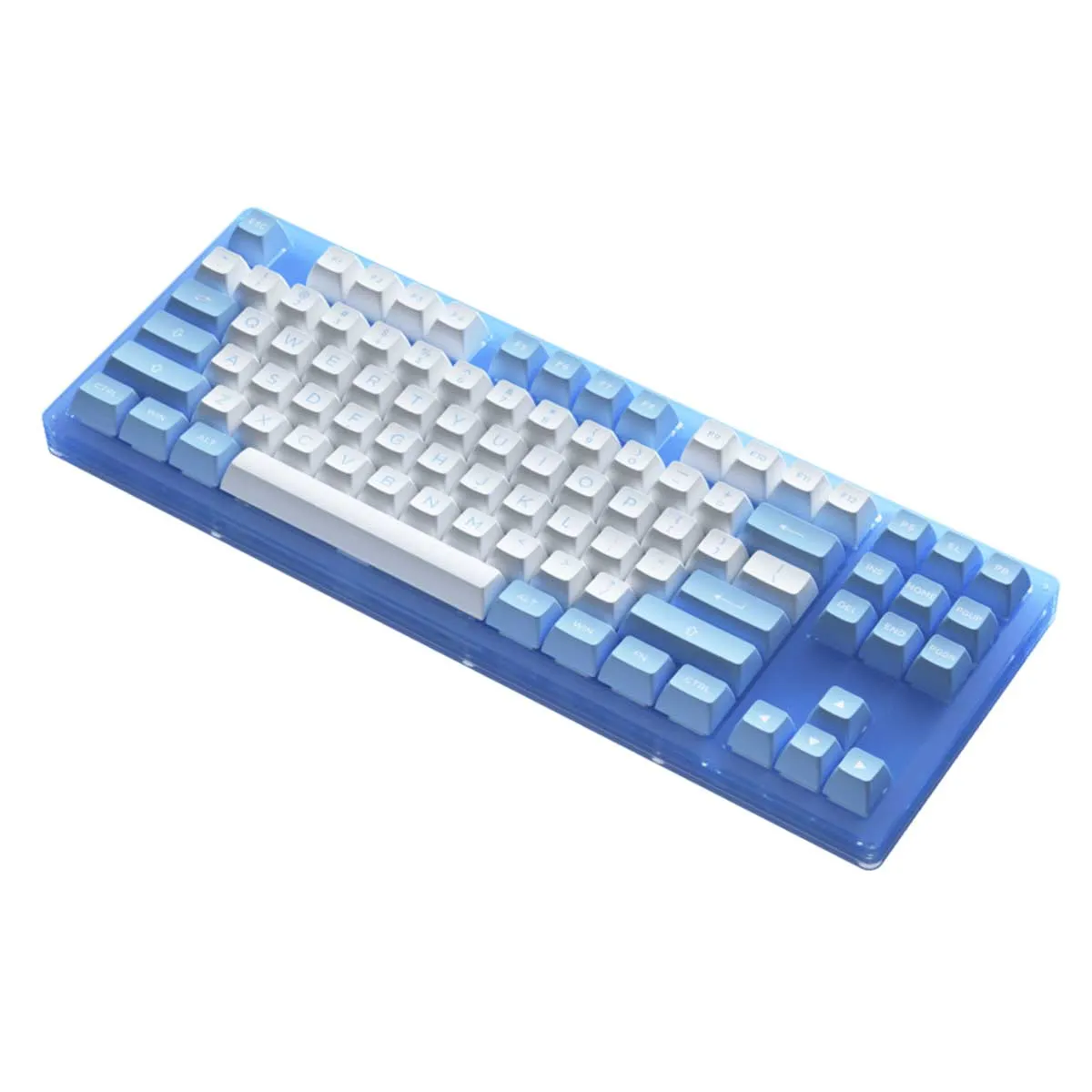 AKKO ACR87 COMBO RGB HOT-SWAPPABLE ACRYLIC MECHANICAL KEYBOARD DOLL OF THE PRINCESS (JELLY BLUE SWITCH)