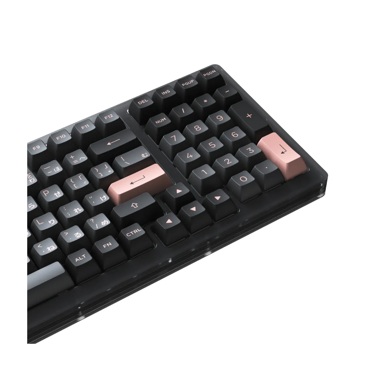 AKKO ACR98 COMBO RGB HOT-SWAPPABLE ACRYLIC MECHANICAL KEYBOARD BLACK & PINK (JELLY BLACK SWITCH)