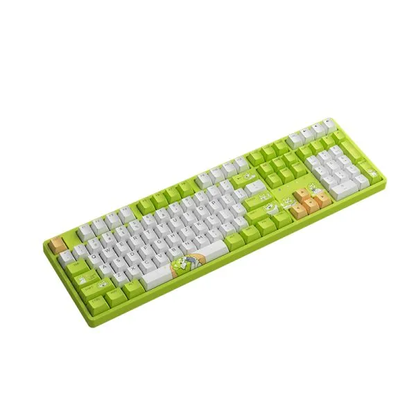 Akko Cabbage Dog 5108B Plus Multi-Mode RGB Hot-Swappable Mechanical Keyboard (Akko V3 Cream Yellow Pro)