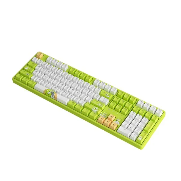 Akko Cabbage Dog 5108B Plus Multi-Mode RGB Hot-Swappable Mechanical Keyboard (Akko V3 Cream Yellow Pro)