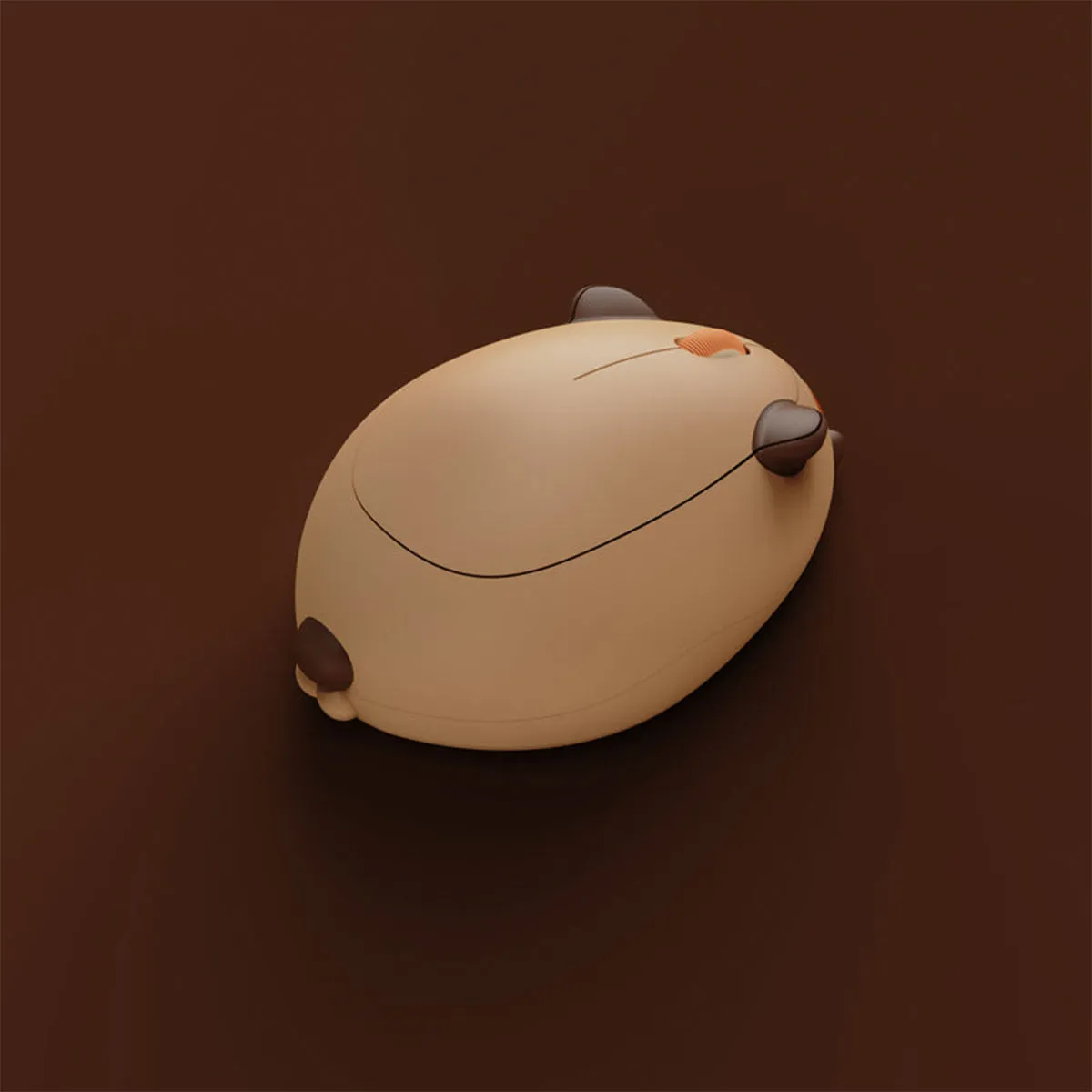 Akko Capybara Wireless Mouse (Brown)