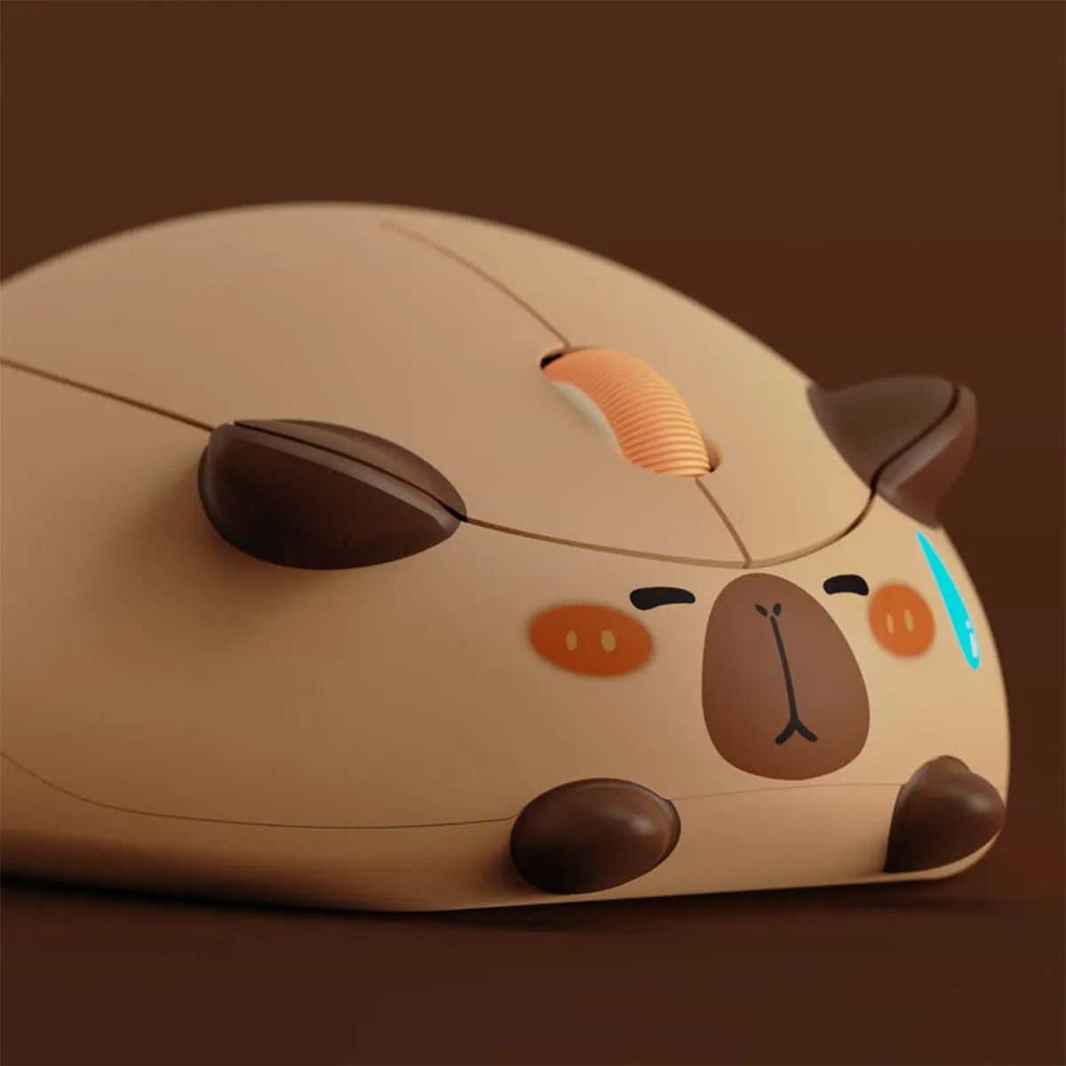 Akko Capybara Wireless Mouse (Brown)