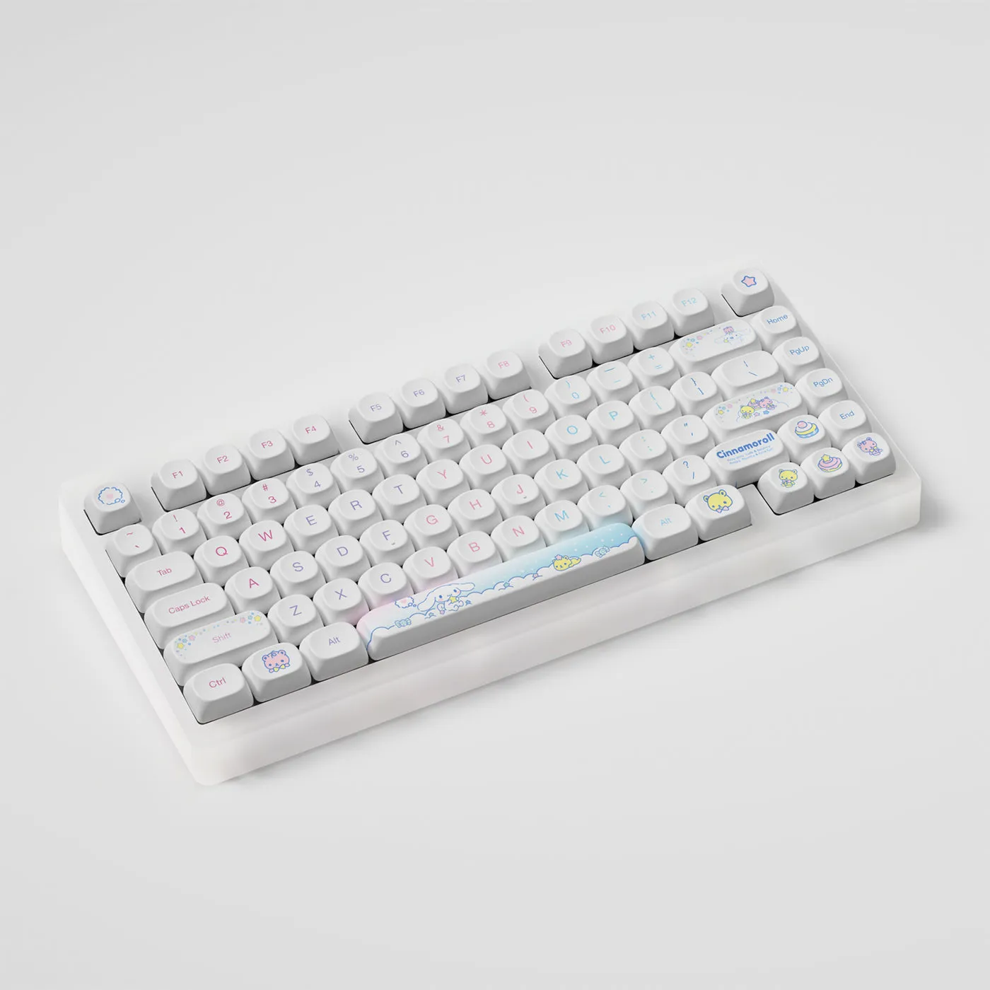 Akko Cinnamoroll ACR Top 75B Acrylic Case Multi-Mode RGB Hot-Swappable Mechanical Keyboard (Akko V3 Piano Pro Switch)