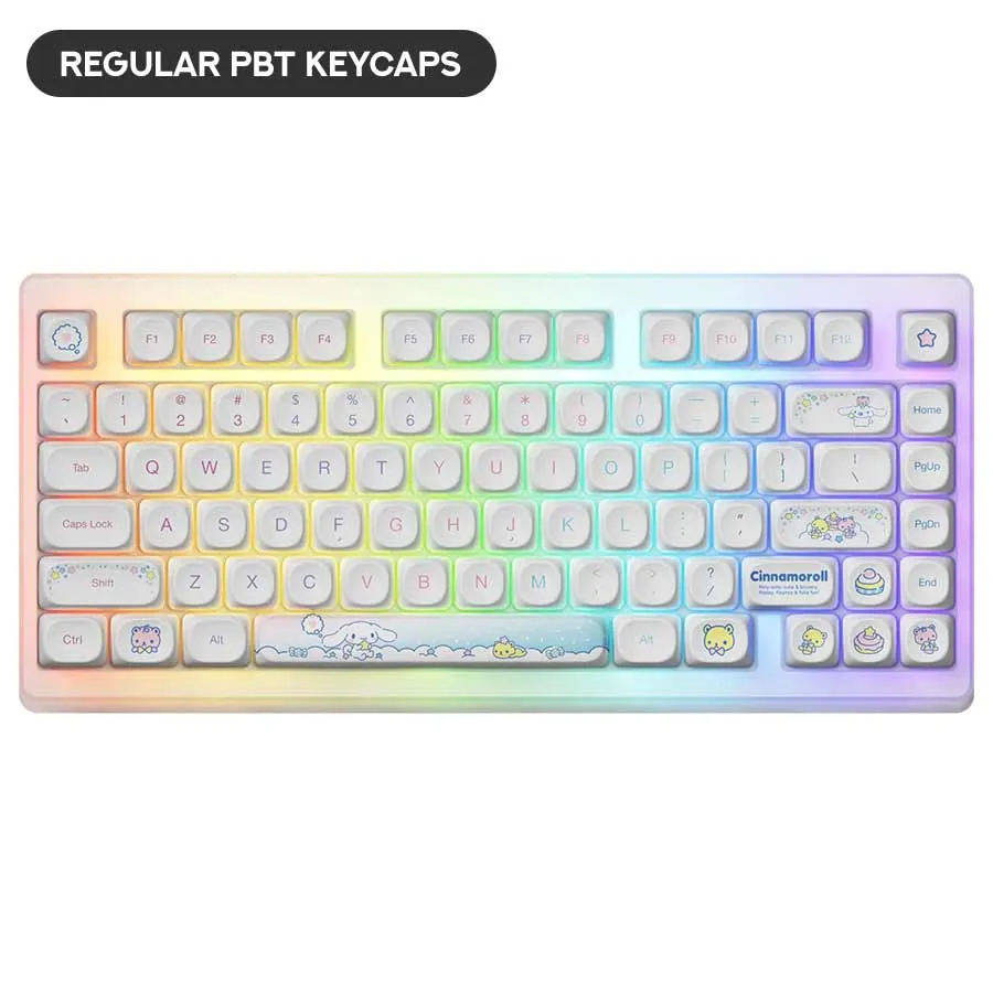 Akko Cinnamoroll ACR Top 75B Acrylic Case Multi-Mode RGB Hot-Swappable Mechanical Keyboard (Akko V3 Piano Pro Switch)