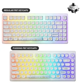 Akko Cinnamoroll ACR Top 75B Acrylic Case Multi-Mode RGB Hot-Swappable Mechanical Keyboard (Akko V3 Piano Pro Switch)