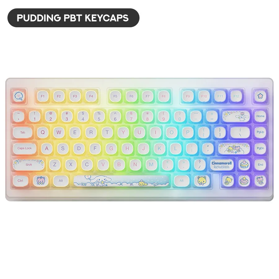 Akko Cinnamoroll ACR Top 75B Acrylic Case Multi-Mode RGB Hot-Swappable Mechanical Keyboard (Akko V3 Piano Pro Switch)