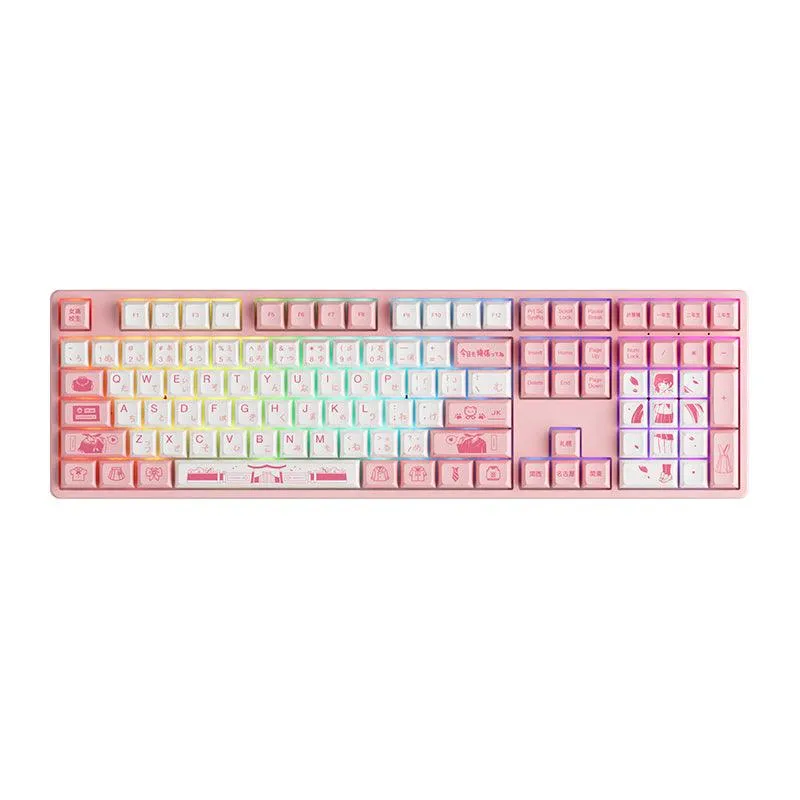 AKKO JK GIRL 5108S RGB MECHANICAL KEYBOARD (AKKO CS SAKURA)