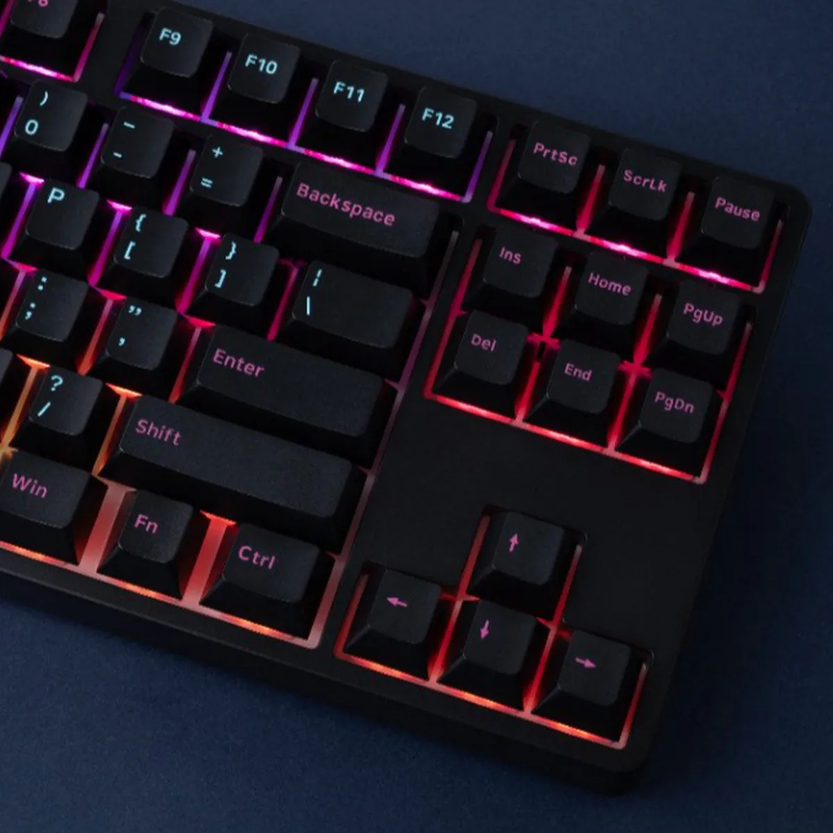 Akko Midnight 5087S VIA QMK Wired RGB Hot-Swappable Mechanical Keyboard (Akko V3 Cream Yellow Pro)