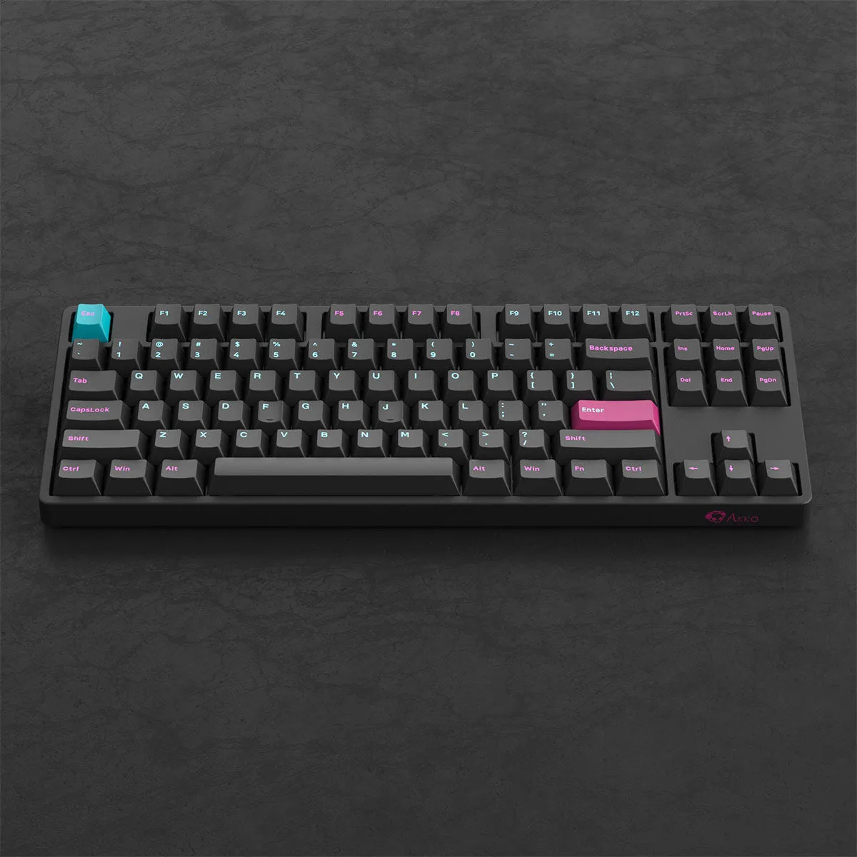 Akko Midnight 5087S VIA QMK Wired RGB Hot-Swappable Mechanical Keyboard (Akko V3 Cream Yellow Pro)