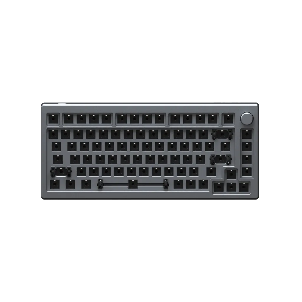 AKKO MOD007 RGB MECHANICAL KEYBOARD HOT-SWAPPABLE DIY KIT GASKET MOUNT WITH 82-KEY LAYOUT (GRAY)