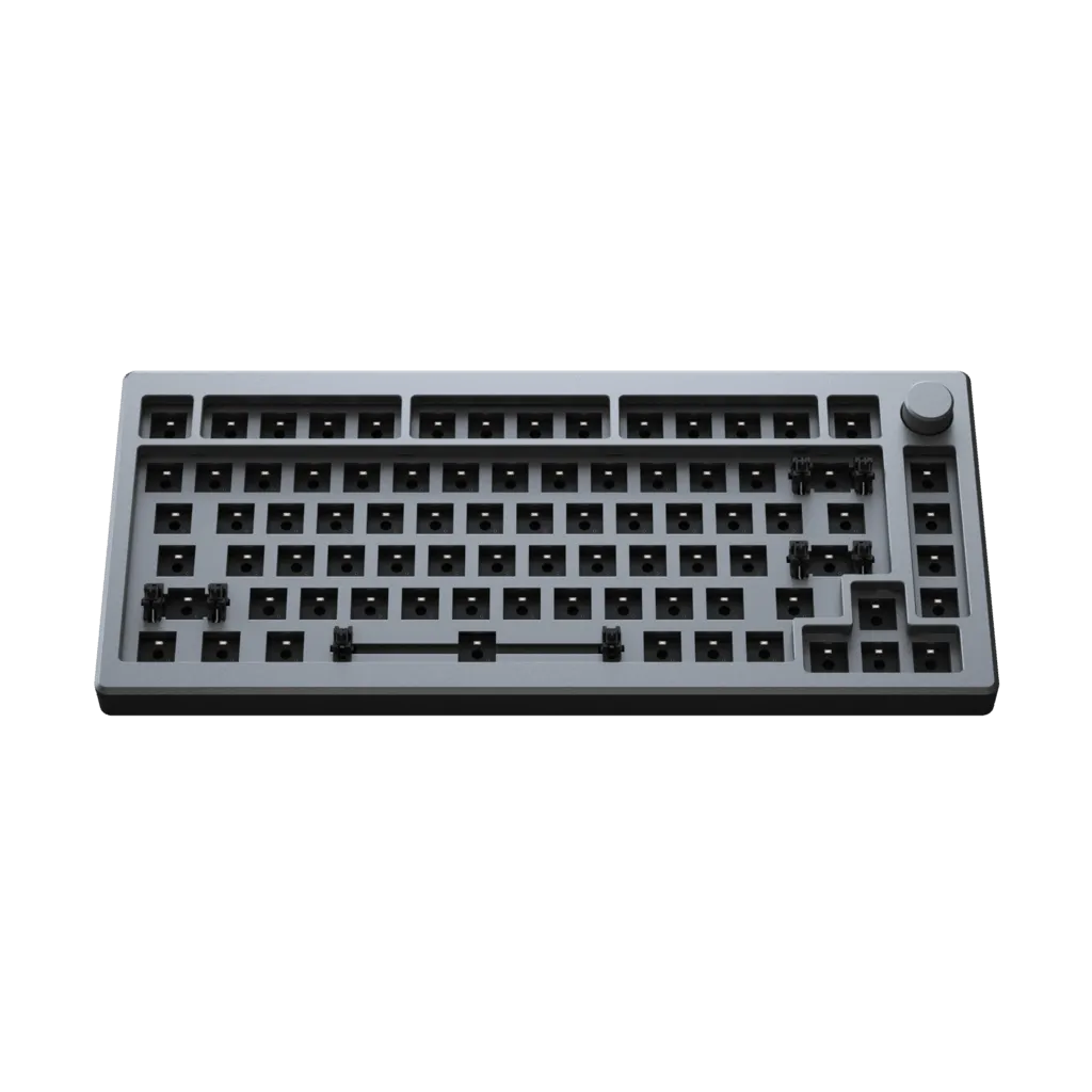 AKKO MOD007 RGB MECHANICAL KEYBOARD HOT-SWAPPABLE DIY KIT GASKET MOUNT WITH 82-KEY LAYOUT (GRAY)