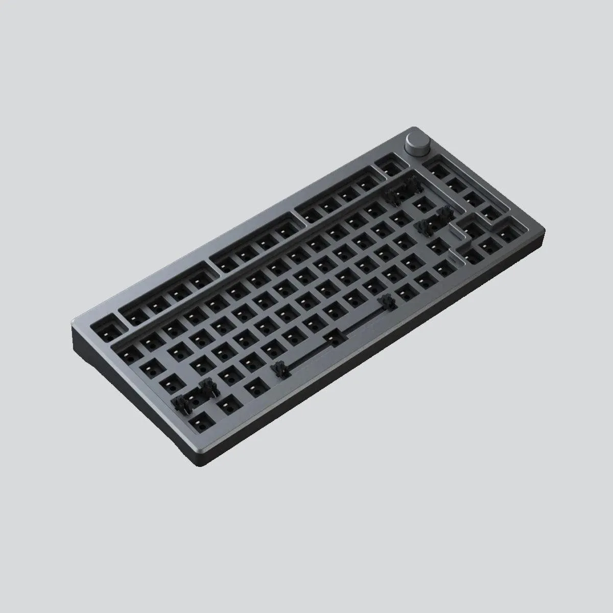 AKKO MOD007 V2 RGB Hot-Swappable Mechanical Keyboard DIY Kit With Gasket Mount Structure (Space Gray)