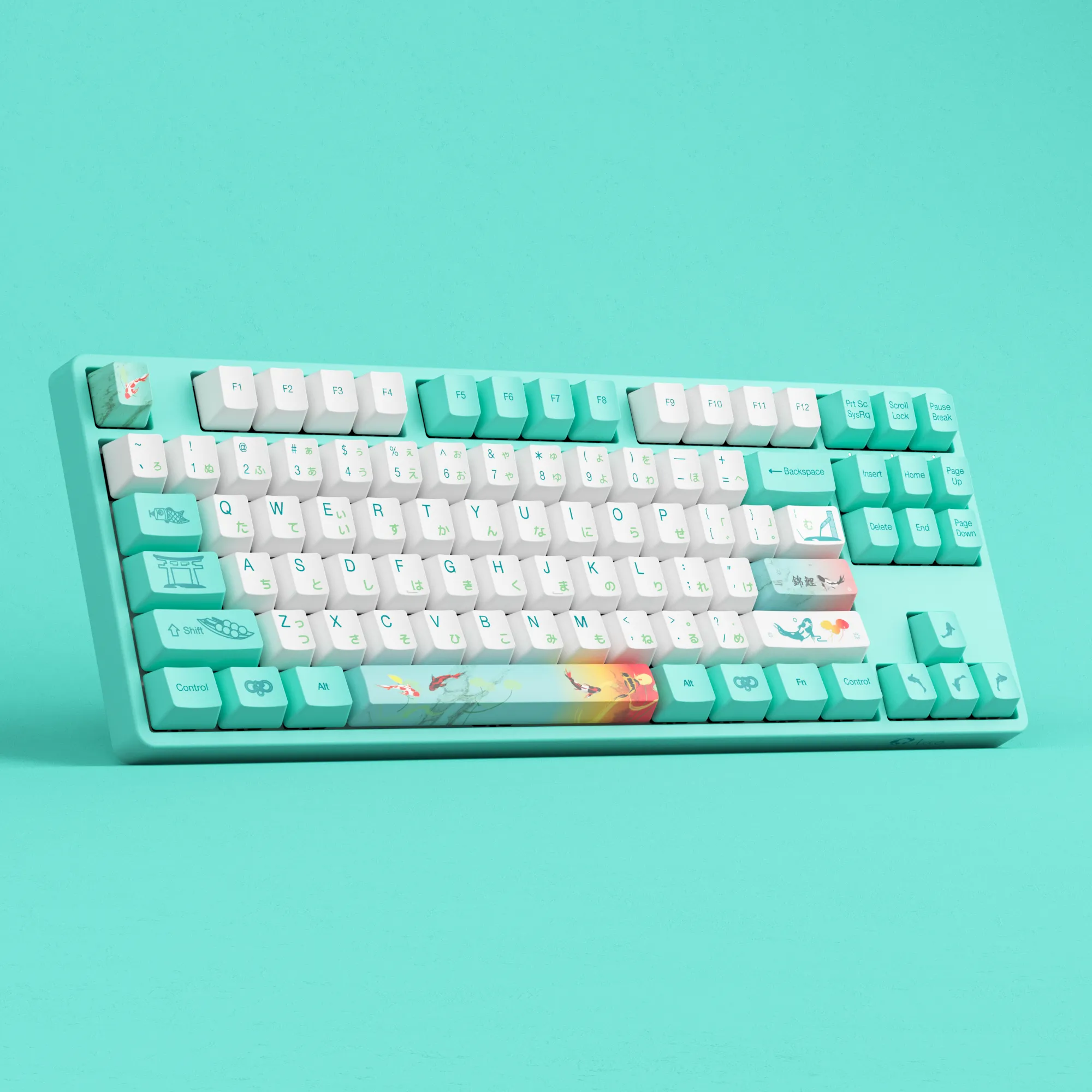 Akko Monets Pond 5087S VIA QMK Wired RGB Hot-Swappable Mechanical Keyboard (Akko V3 Cream Yellow Pro)