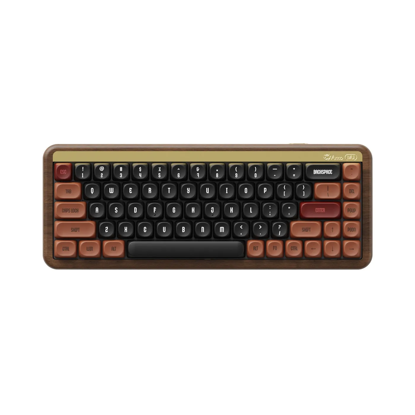 Akko MU01 Autumn Walnut Wood Case Multi-Mode RGB Hot-Swappable Mechanical Keyboard