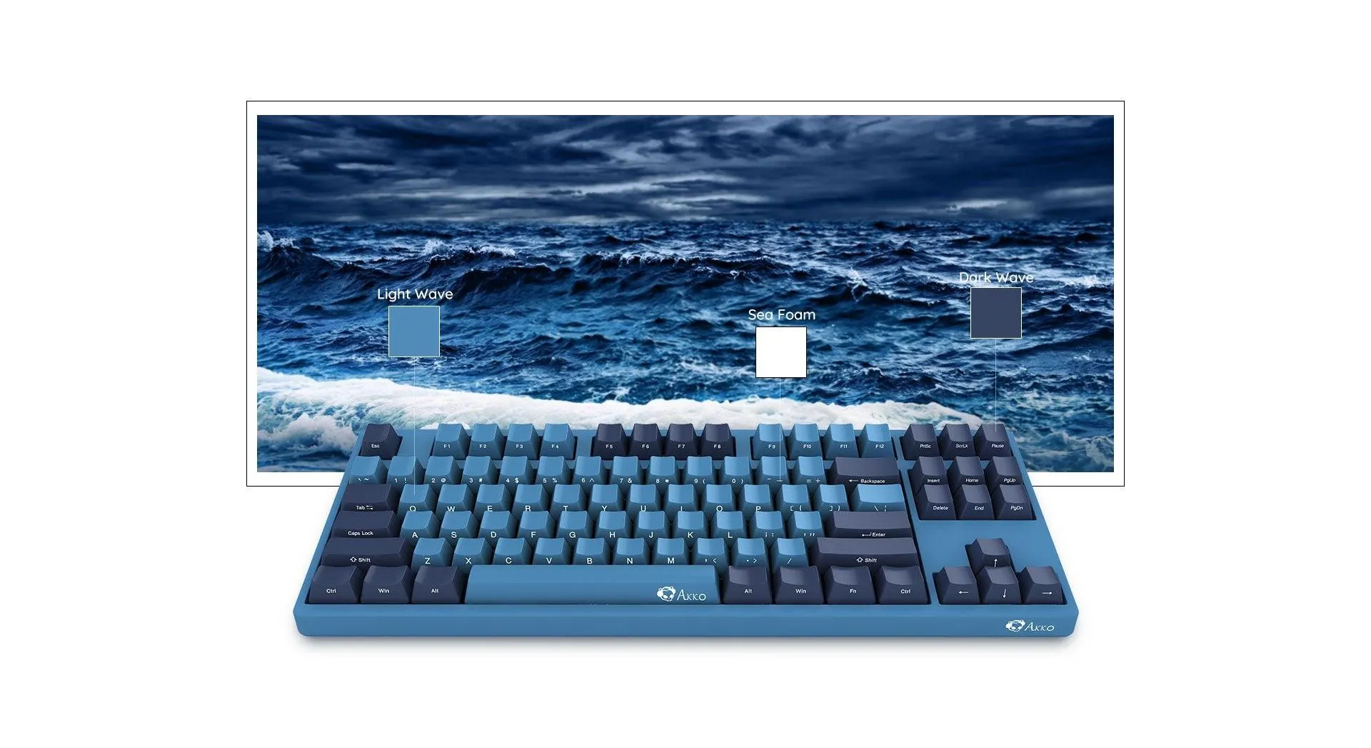 Akko Ocean Star 3087 SP Mechanical Keyboard (Cherry MX Red)