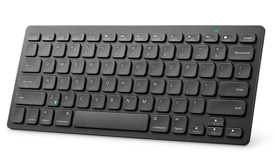 Anker Ultra Compact Slim Profile Wireless Bluetooth Keyboard for iOS, Android, Windows and Mac (Black)