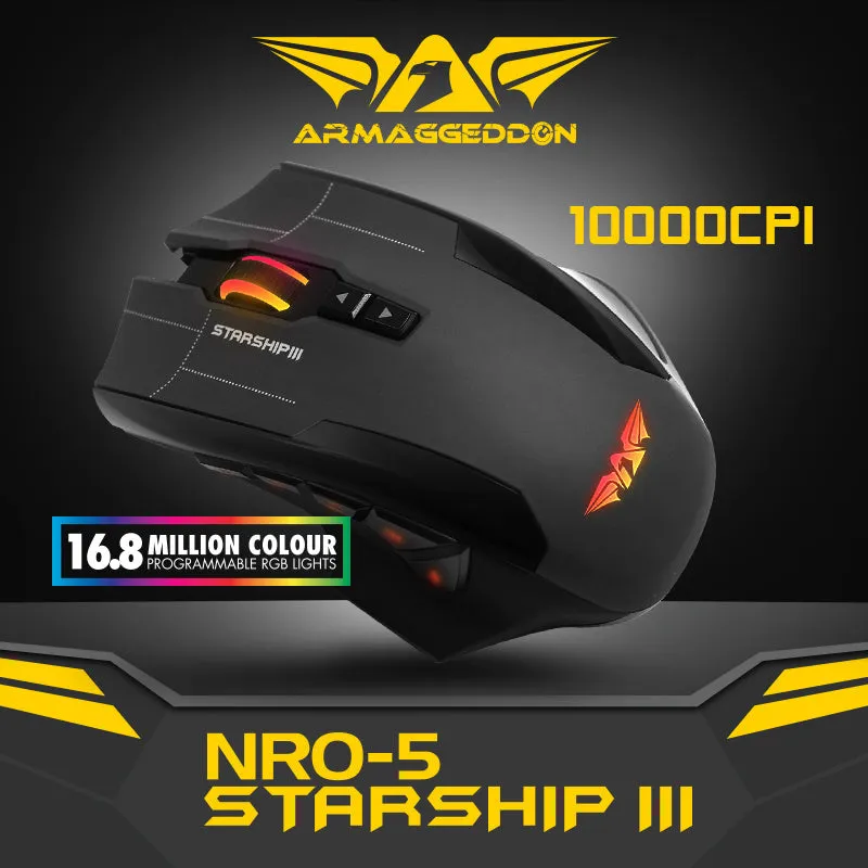 Armaggeddon Wired Gaming Mouse Starship 3 Soviets Pro