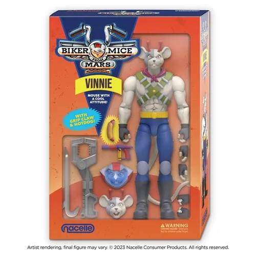 Biker Mice From Mars - Vinnie - Super7  Figure (cartoon)