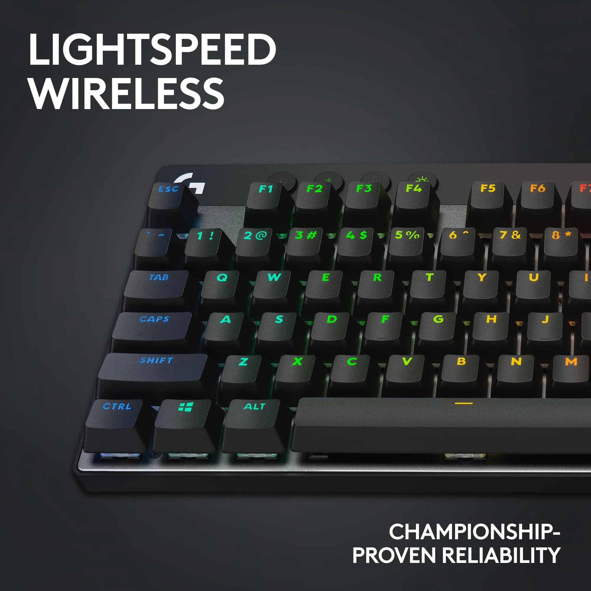 Certified Refurbished - Logitech - PRO X TKL LIGHTSPEED Wireless Mechanical Clicky Switch Gaming Keyboard