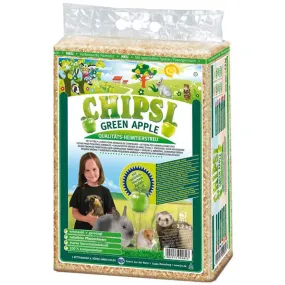 Chipsi | Small Pet Bedding | Woodchip Shavings | Green Apple - 3200g