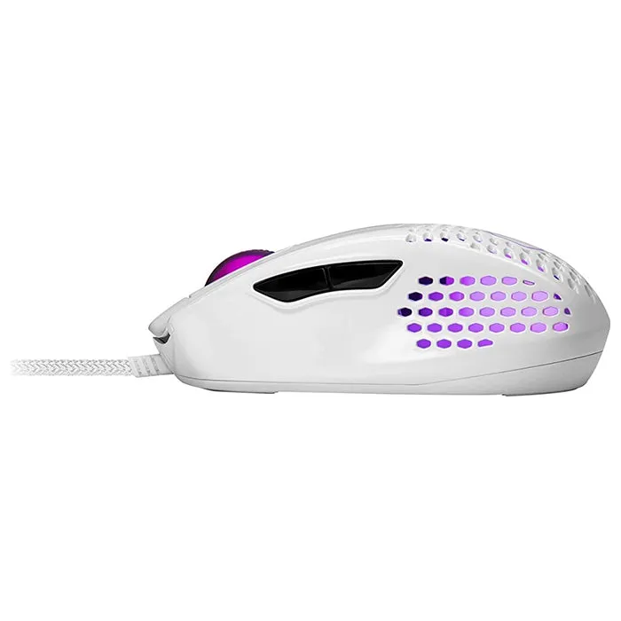 Cooler Master MM720 Wired Gaming Mouse, Glossy White