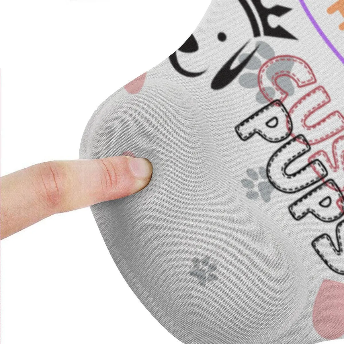 Custom Mouse Pad, Mouse Pad with Wrist Rest, Ergonomic Mouse Pad, Personalised Mouse Mat, Personalized Mouse Pads - Cushy Pups