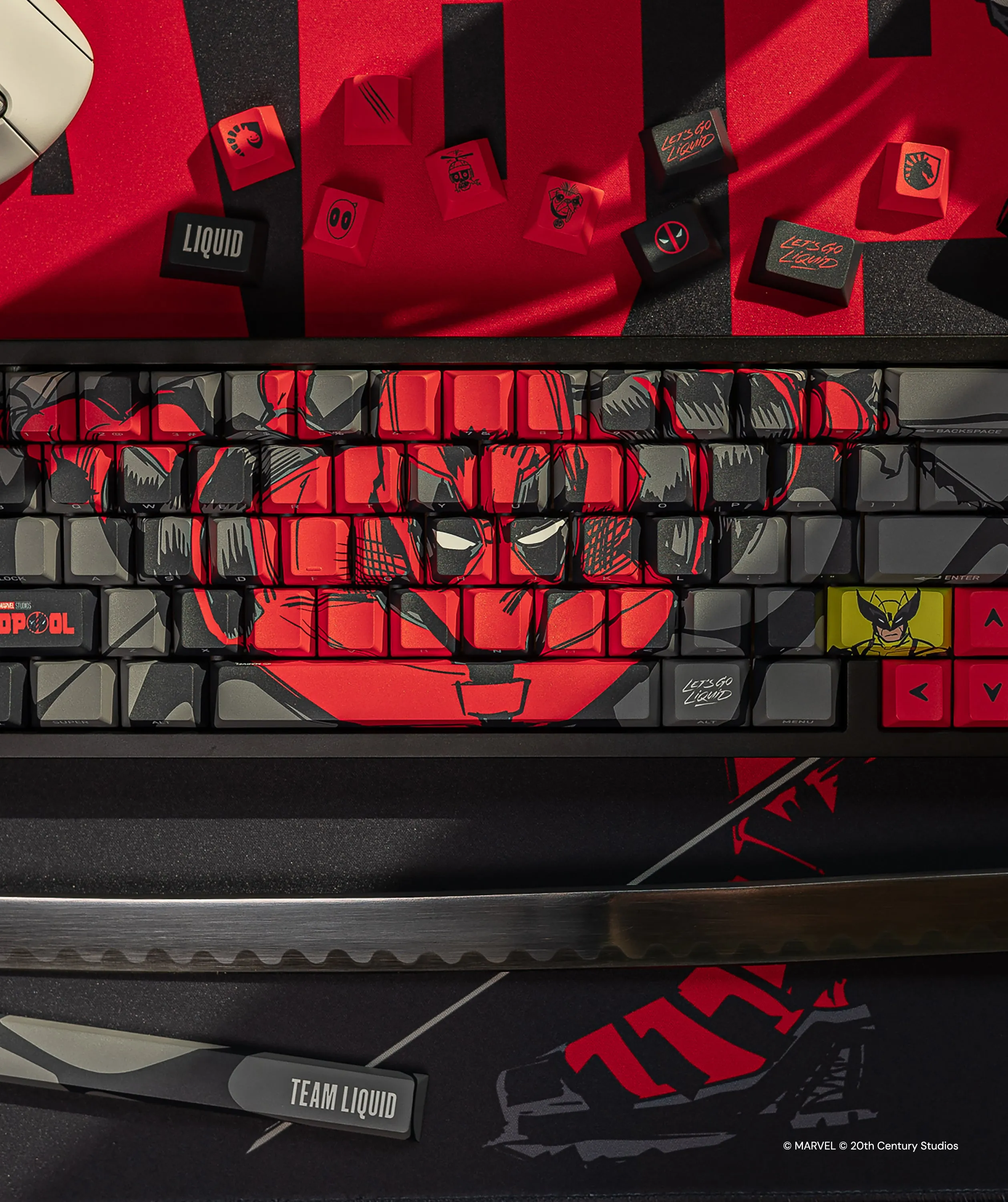 DEADPOOL KEYCAP SET