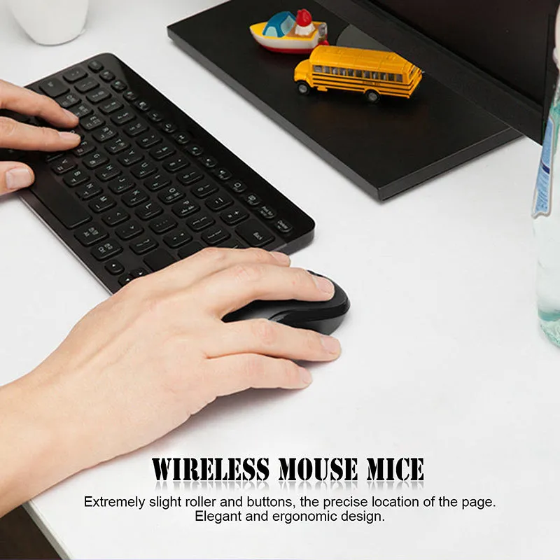 Ergonomic Bluetooth Wireless Optical Mini Mouse 1000 DPI