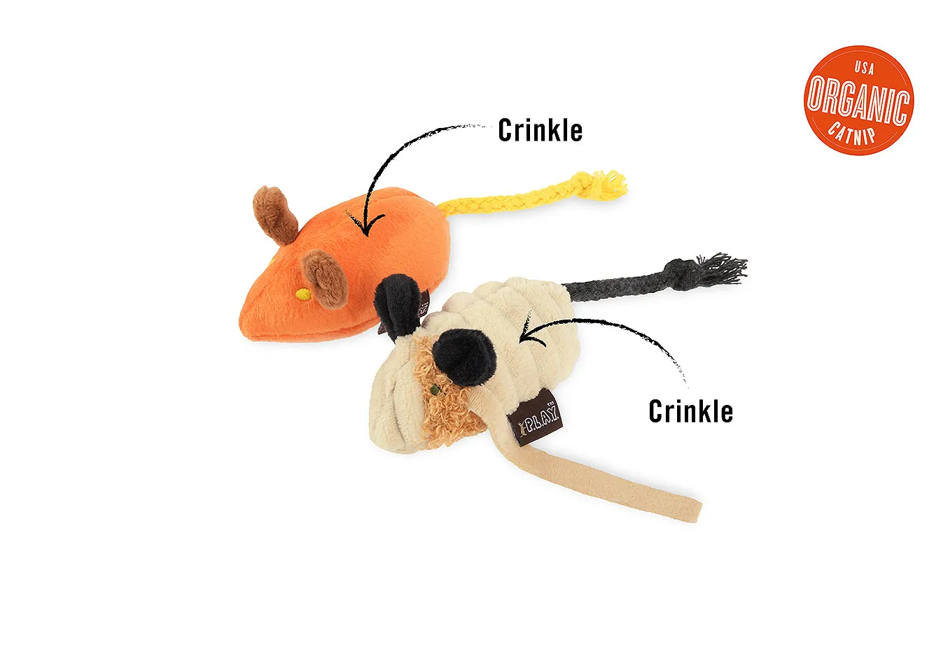 Feline Frenzy Menacing Mice Toy Set