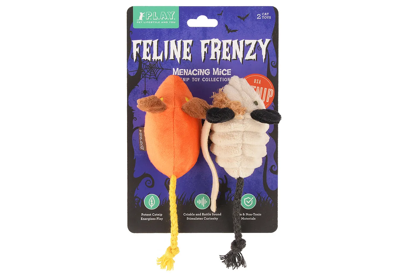 Feline Frenzy Menacing Mice Toy Set