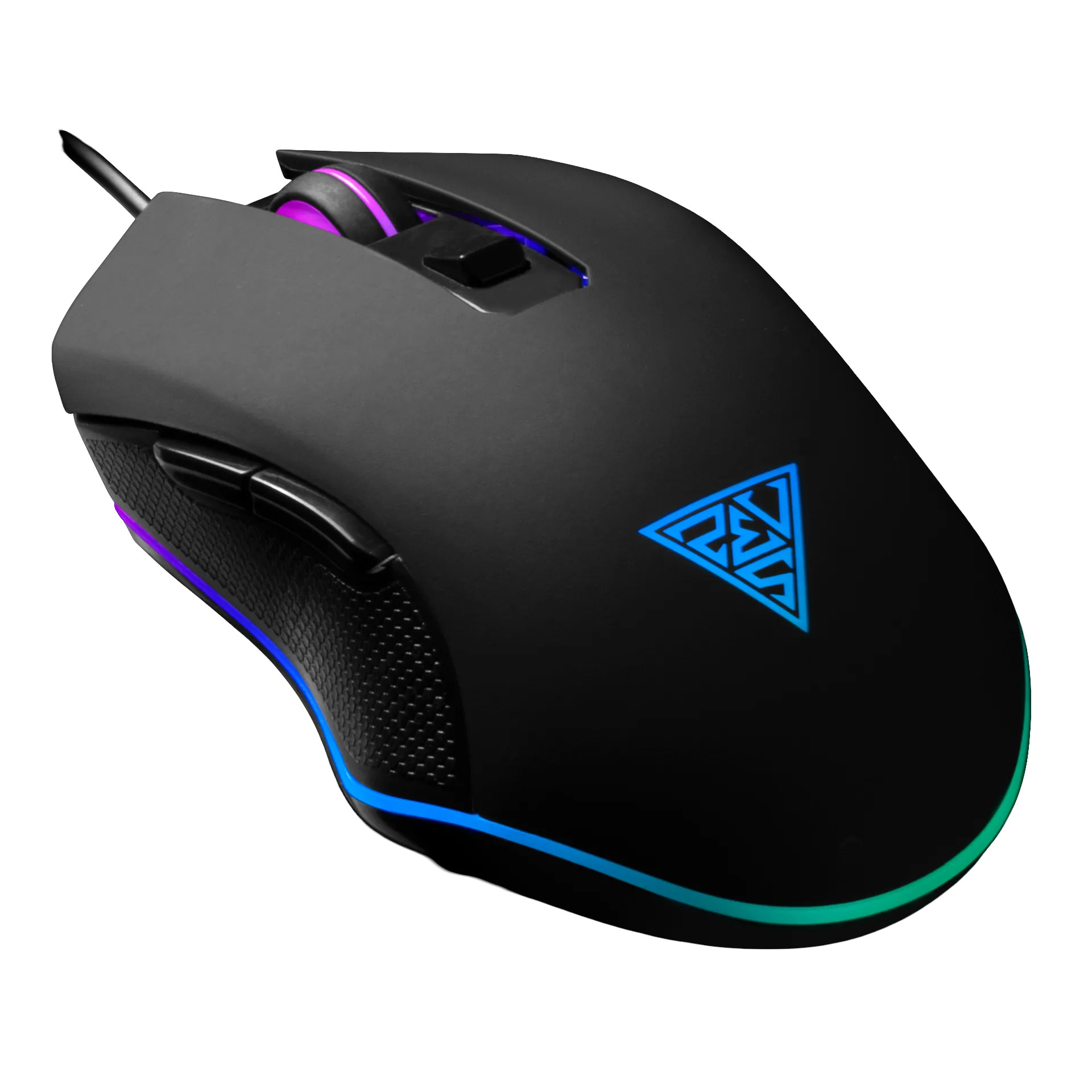 Gamdias Aura GS2 Multicolor Wired Gaming Mouse with 3600-DPI Optical Sensor | Advanced Ergonomic Design - Black